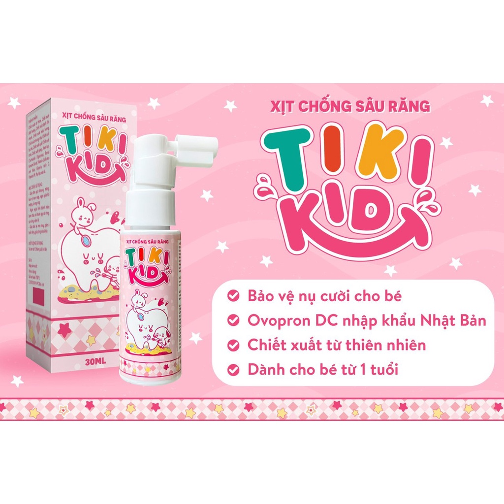 Xịt chống sâu răng cho bé