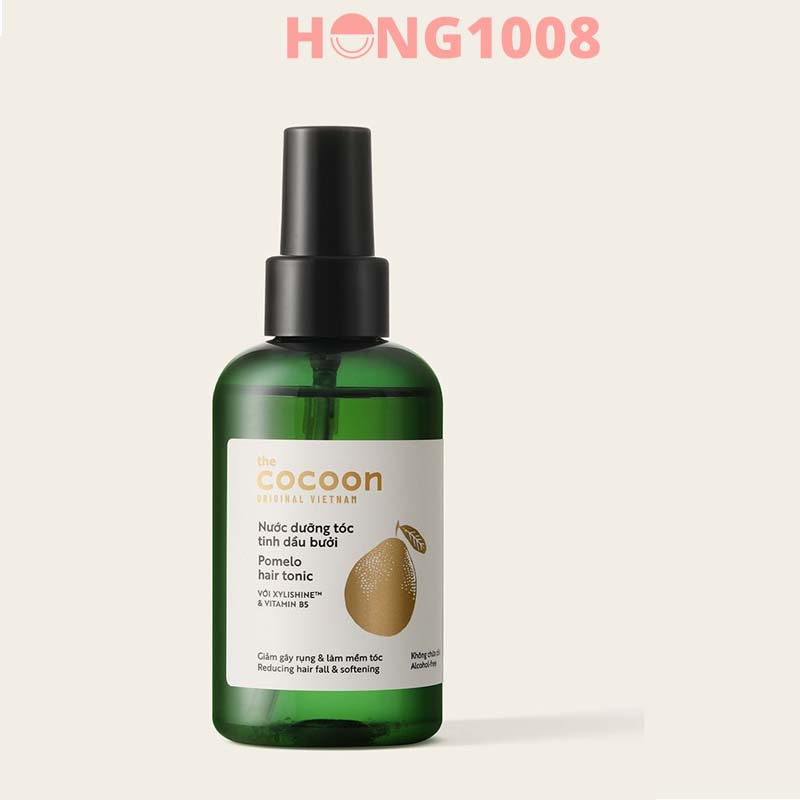 Nước dưỡng tóc tinh dầu bưởi Cocoon 140ml - Ngăn ngừa tóc gãy rụng Hong1008