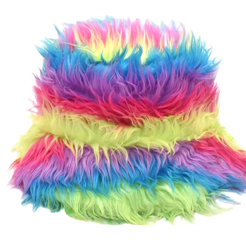 Nón Tai Bèo Giữ Ấm Chống Gió Màu Sắc Cầu Vồng Thời Trang Cho Người Lớn