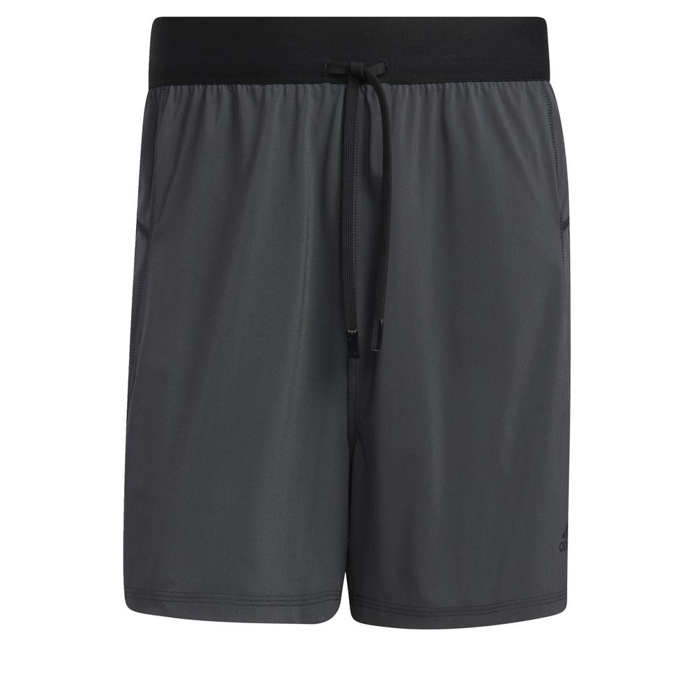 Quần Ngắn adidas TRAINING Nam Quần Short Yoga Dệt Kim Dọc Màu xám GU6367