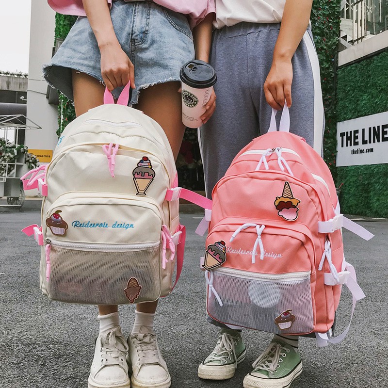 [ Order ] balo ulzzang size to nhiều ngăn