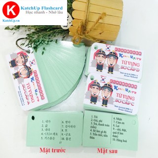 COMBO trọn bộ KatchUp Flashcard Tiếng Hàn Sơ cấp – High Quality