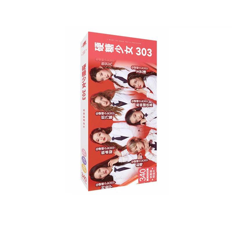 Hộp ảnh postcard BONBON GIRL'S 303 Sáng tạo doanh 340 ảnh