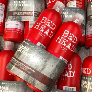 Cặp Dầu Gội TiGi Đỏ 1500ML [Phục Hồi Tóc Hư Tổn]