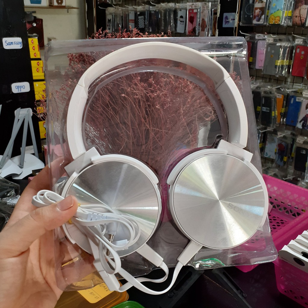 Tai Nghe Chụp Tai  ⚡️𝐅𝐑𝐄𝐄 𝐒𝐇𝐈𝐏⚡️ Có mix đàm thoa- Âm thanh hay -Tai Nghe headphone Extra Bass 450AP - BH 6 Tháng