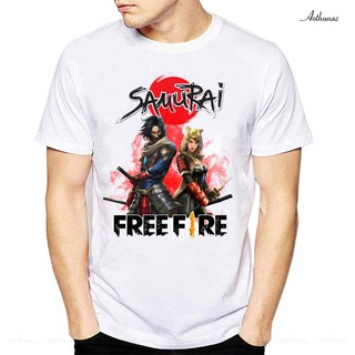 Áo thun in hình free fire samurai katana - mẫu mới f2266
