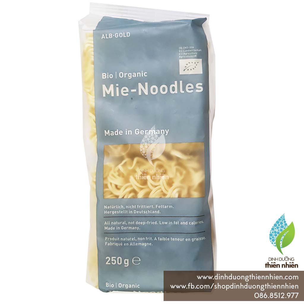 Mì Ăn Liền Hữu Cơ Alb-Gold Organic Instant Noodles, 250g