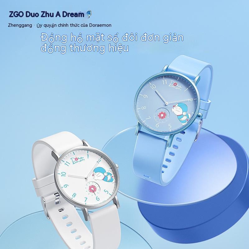 Đồng hồ doraemon đồng hồ sinh viên Đồng hồ trẻ em Đồng hồ Quartz Analog đơn giản đồng hồ đeo tay hoạt hình đồng hồ chống nước đồng hồ họa tiết hoạt hình
