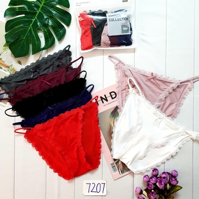Combo 5 quần lót nữ 2 dây thun lạnh sexy 7207