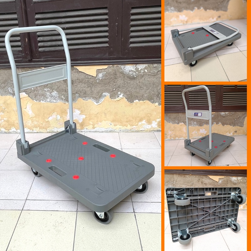 Xe đẩy hàng gấp gọn Nikawa FWS-150S - Tải 150kg, 4 bánh Gấp Gọn - Xe Kéo Hàng Gấp Gọn - Xe Đẩy Hàng Tay