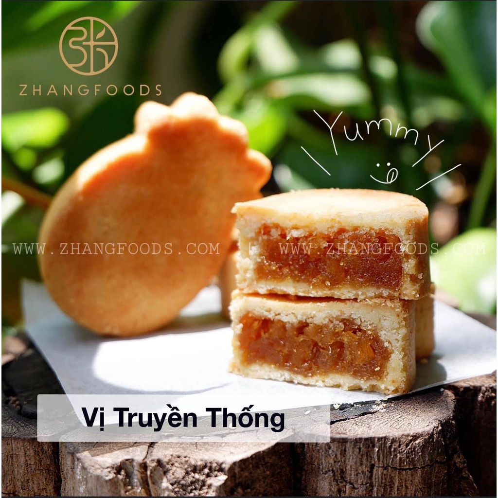 Bánh Dứa Truyền Thống Hộp 10 bánh- Zhangfoods- Healthy & Organic-  Ăn Vặt- Eat Clean- Ăn Kiêng