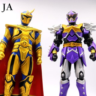 Mô hình Kỵ Sĩ Bóng Đêm và Thầy Tia Sáng Wolzard & Magi Shine 32cm  trong siêu nhân Phép Thuật Magiranger Figure