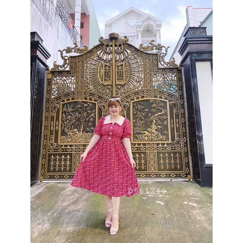 #BIGSIZE ĐẦM HOA CỔ BÈO TIỂU THƯ | BigBuy360 - bigbuy360.vn