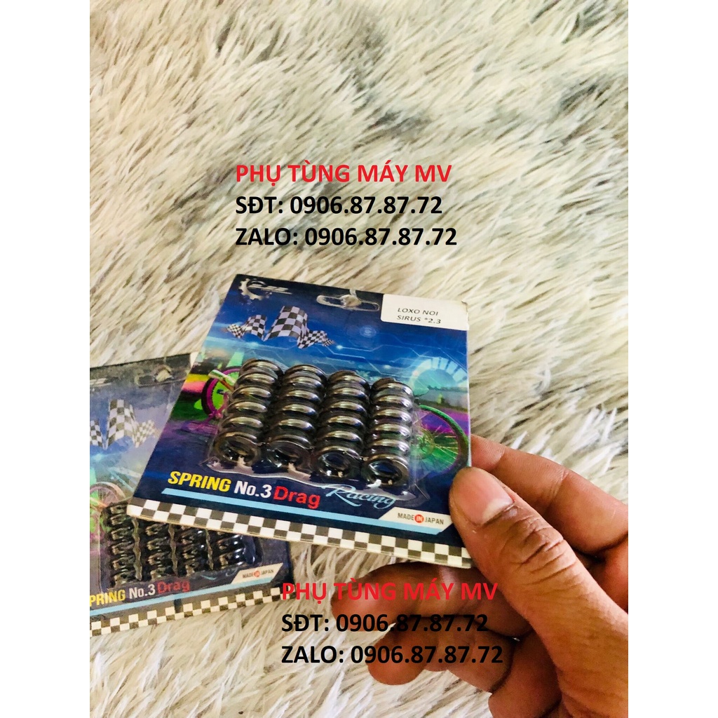 Lò xo nồi độ CKHL size 2.3/2.4li dành cho xe Sirius. CHUẨN.