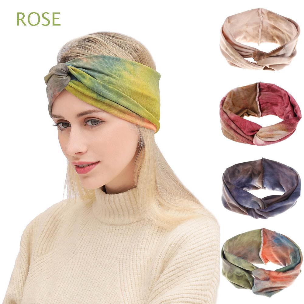 Khăn Turban Thắt Nút Co Giãn Phong Cách Bohemian Cổ Điển Cho Nữ Tập Yoga