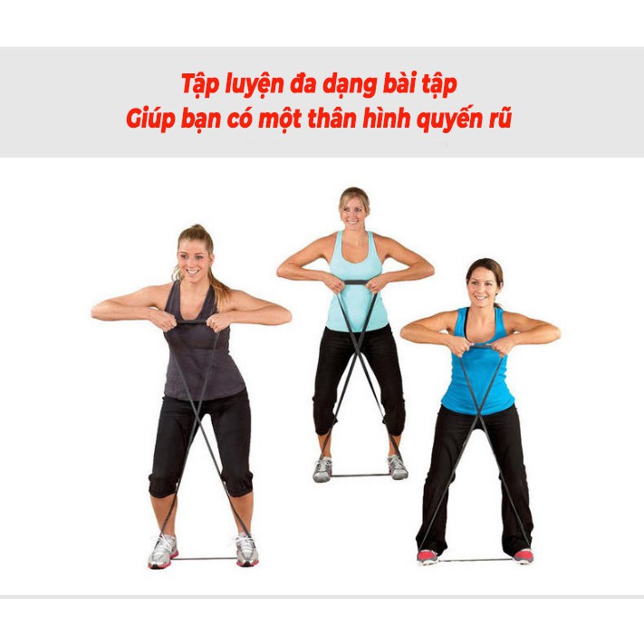 Dây Kháng Lực Tập Gym Powerband Đa Năng Toàn Thân Tập Xà Đơn Chính Hãng Aolikes 15lbs-175lbs