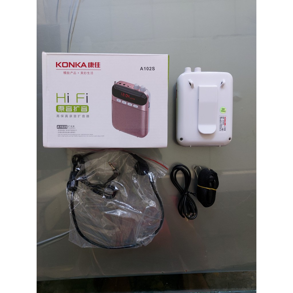 Loa trợ giảng cắm usb, thẻ nhớ KONKA A102S có bluerooth