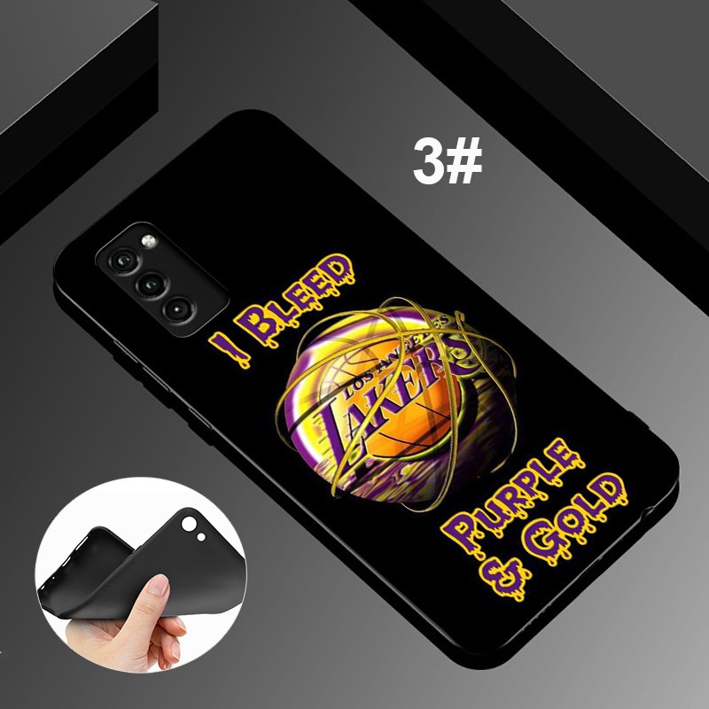 Ốp điện thoại TPU mềm vừa vặn hình G57 logo Los Angeles Lakers cho Huawei Y6P Y7A Y9A Y6 Y7 Prime 2019 2018 2017 Slim