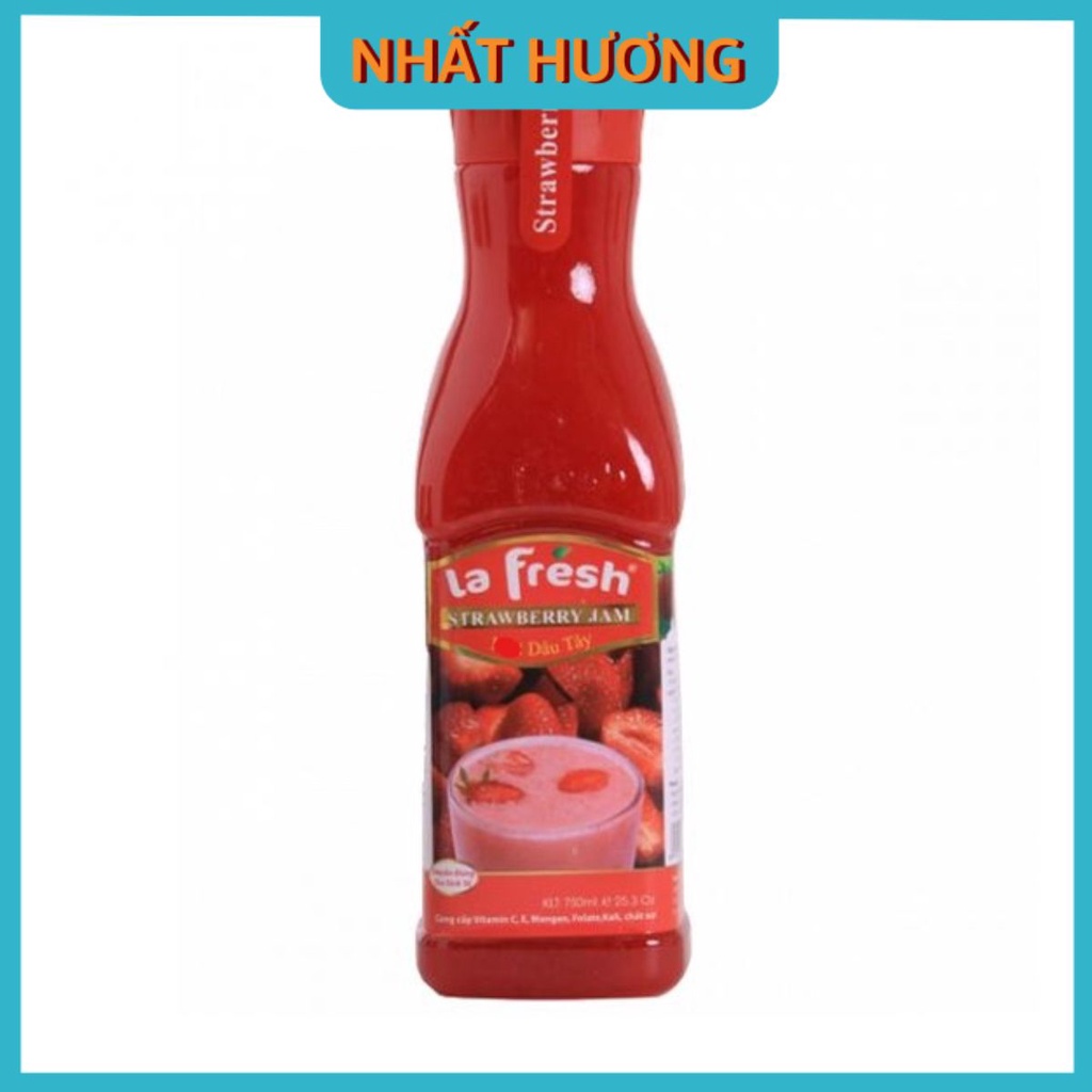 Sinh Tố La Fresh Dâu Tây 750ml