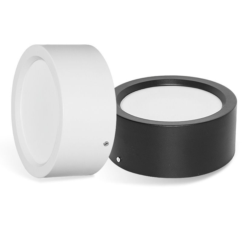 Đèn Ống Bơ 7w,12W / 18W Vỏ Đen, Đèn Led Ống Bơ Tán Quang Trang Trí Trần