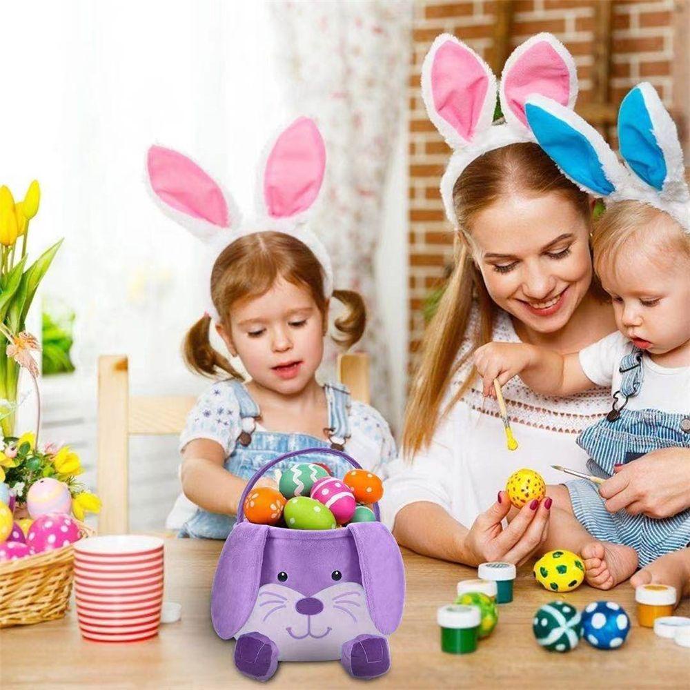 Hộp Đựng Trứng Phục Sinh Hình Thỏ Phục Sinh P lush