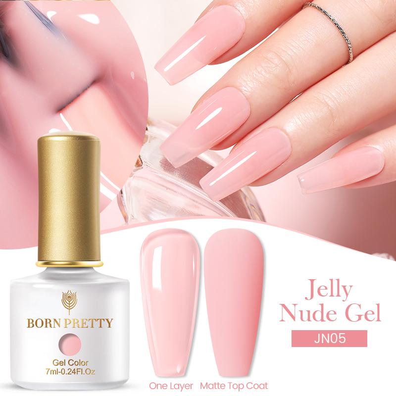 Gel Sơn Móng Tay BORN PRETTY 7ML Trong Suốt Chuyên DụNg Trang Trí Cho MóNg Tay