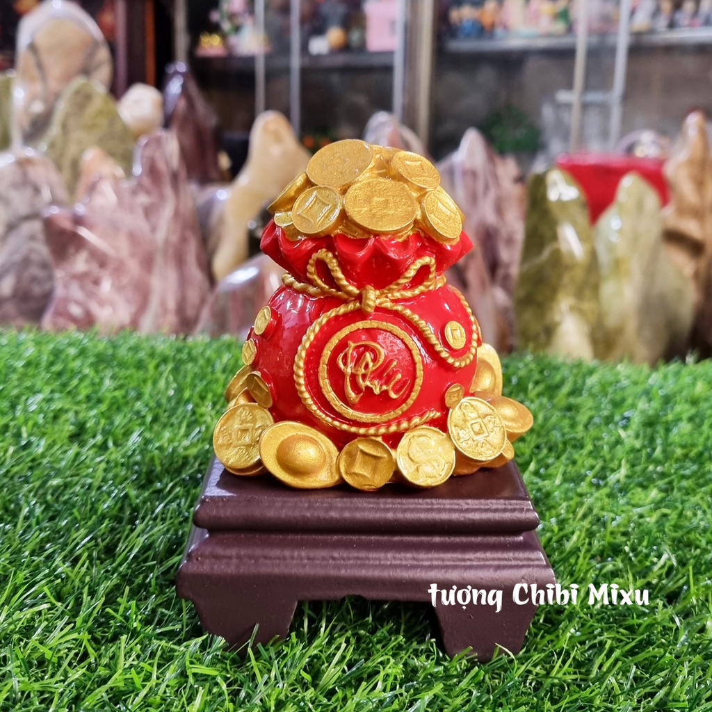 Túi vàng Tài Lộc Phúc màu đỏ - mang lại bình an, phú quý, thành công