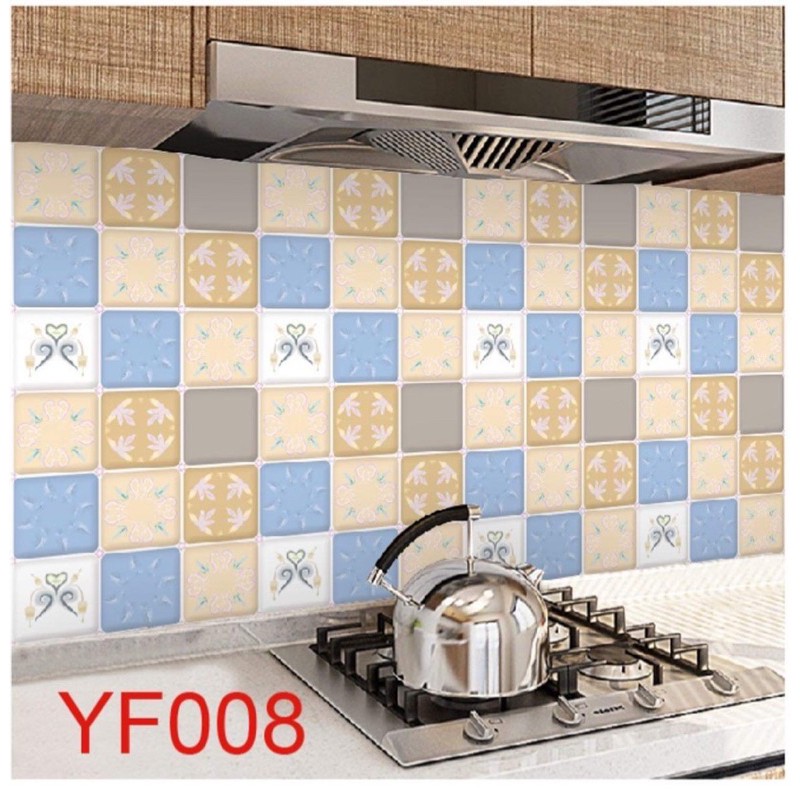 DECAL DÁN BẾP TRÁNG NHÔM CHỐNG NHIỆT CHỐNG DẦU MỠ