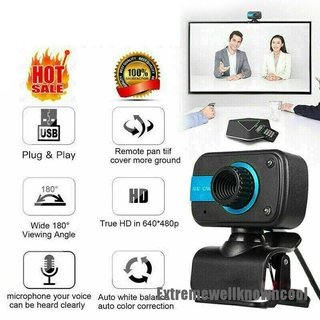 Webcam gắn máy tính để bàn có micro tiện lợi