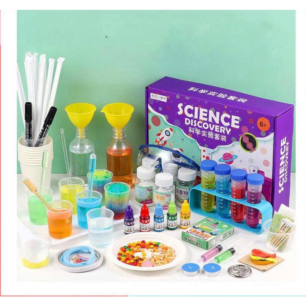 Đồ chơi thí nghiệm khoa học kèmhướng dẫn tiếng Việt - 78 thí nghiệm hóa học vật lý giúp phát triển tư duy khoa học cho b