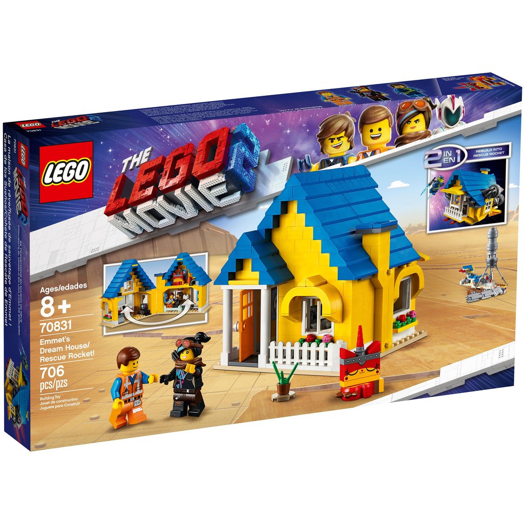 LEGO 70831 The LEGO Movie 2 - Ngôi nhà trong mơ của Emmet