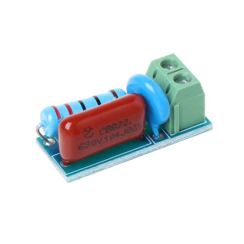 Mô-đun mạch lọc nhiễu rơle RC chống đột biến điện bảo vệ tiếp xúc