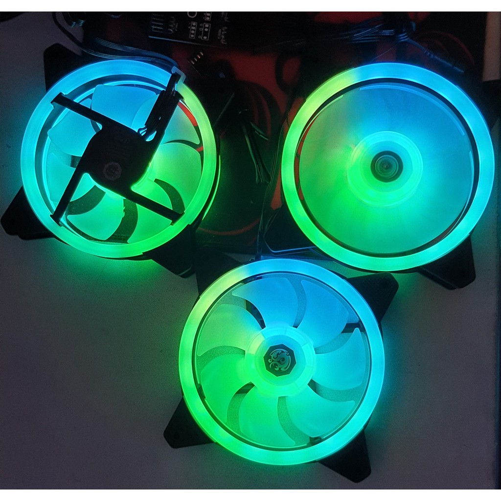 Quạt tản nhiệt Bitspower Touchaqua NOTOS O 120 PWM Fan Digital RGB