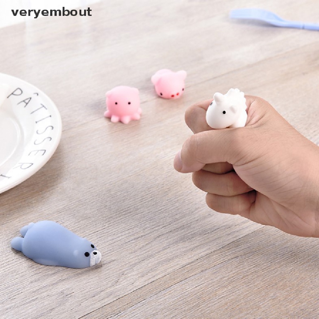 Đồ Chơi Nắn Bóp Hình Động Vật Mini Dễ Thương Đổi Màu Theo Nhiệt Độ 96 Mẫu