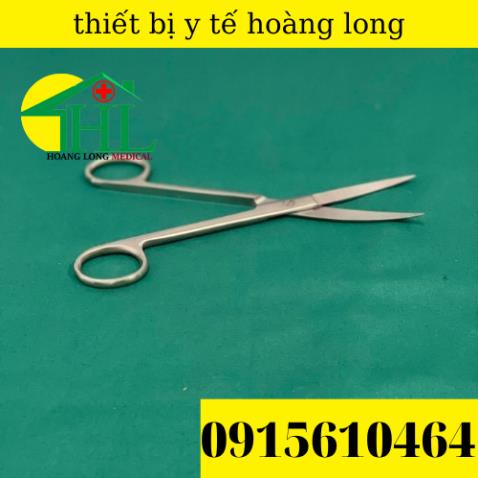 Kéo Y Tế -Kéo Cong Nhọn 2 Đầu 16cm Pakistan