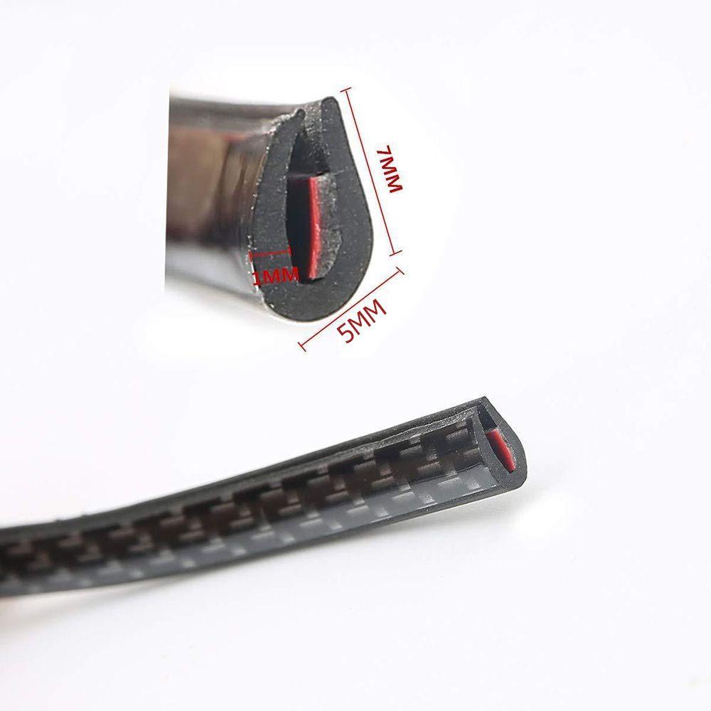 Cuộn 5m Dây Dán Bảo Vệ Mép Xe Hơi Hình Chữ U
