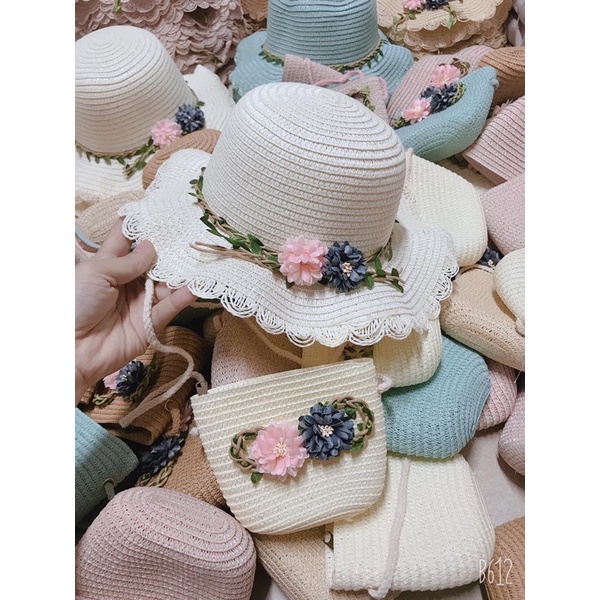 SÉT MŨ VÀ TÚI ĐEO CHÉO CHO BÉ