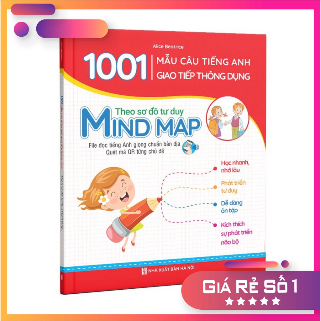 1001 mẫu câu tiếng anh mindmap lược đồ trí tuệ từ vị Tiếng Anh cho bé Đánh vần tập viết