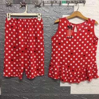 ❤ Bộ Lửng Tole (lanh) bi 2 da Viền bèo cao cấp
