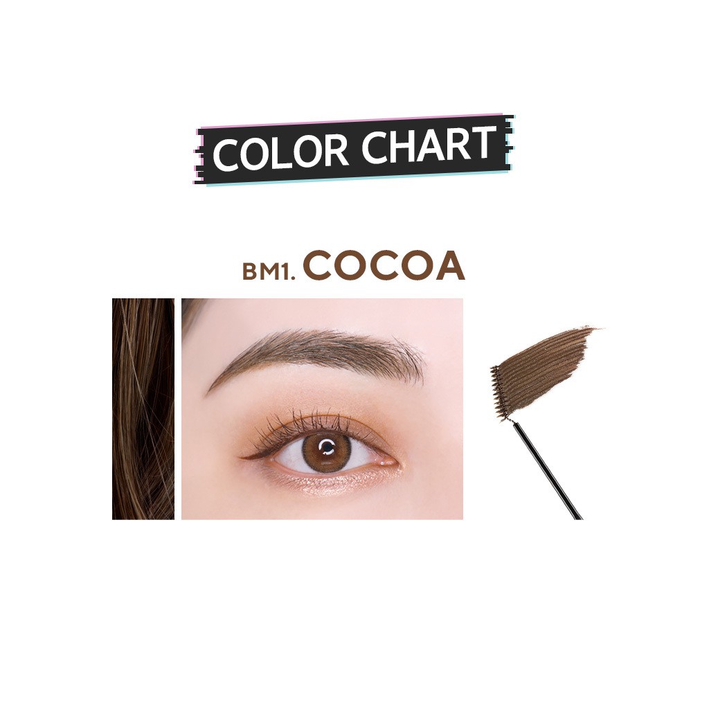 [Hàng mới về] Mascara chải lông mày MERZY chống thấm nước 3 màu sắc tùy chọn 3.5g | BigBuy360 - bigbuy360.vn