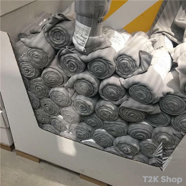 Chăn hè nỉ văn phòng ikea - chăn dạ mỏng ,du lịch hay dùng trong spa tiện lợi 160x120cm - T2K Shop