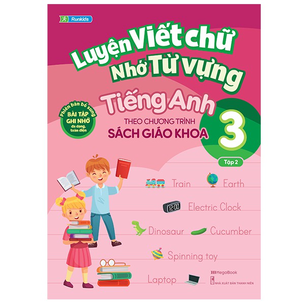 Hộp Khóa Học Tiếng Anh Online Chuẩn Sách Giáo Khoa Tại Nhà Megastudy Lớp 3 (Tặng Kèm 2 Cuốn Luyện Viết)