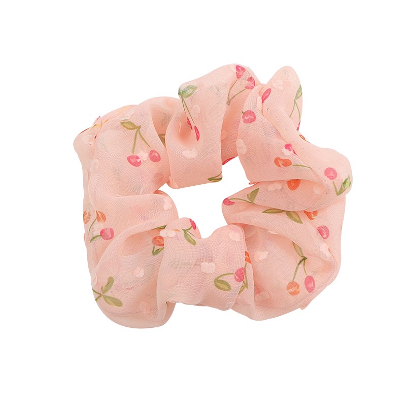 Dây cột tóc họa tiết quả cherry dễ thương thời trang cho nữ