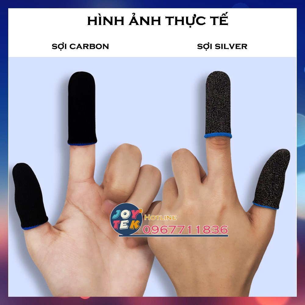 Bao tay chơi game finger sleeve chơi PUBG Liên quân chống mồ hôi cực nhạy co giãn cực tốt