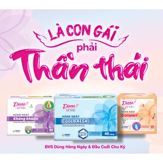 Combo 6 gói BVS DIANA HÀNG NGÀY 20 MIẾNG ĐỦ LOẠI