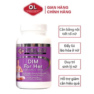  Cân bằng nội tiết tố nữ - Olympian Labs Dim For Her hộp 30 viên
