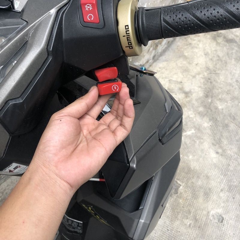 Nút Đề Màu Đỏ  - Nút Tắt Máy - Nút Passing - Nút Đề Honda