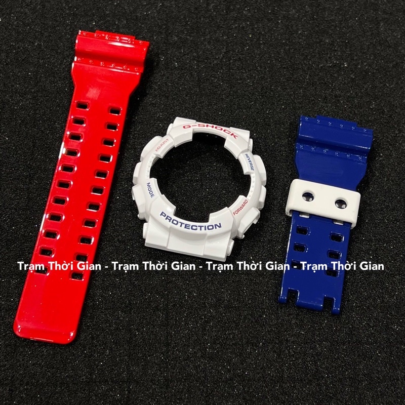 Set vỏ đồng hồ G-Shock GA-110 Pepsi bóng