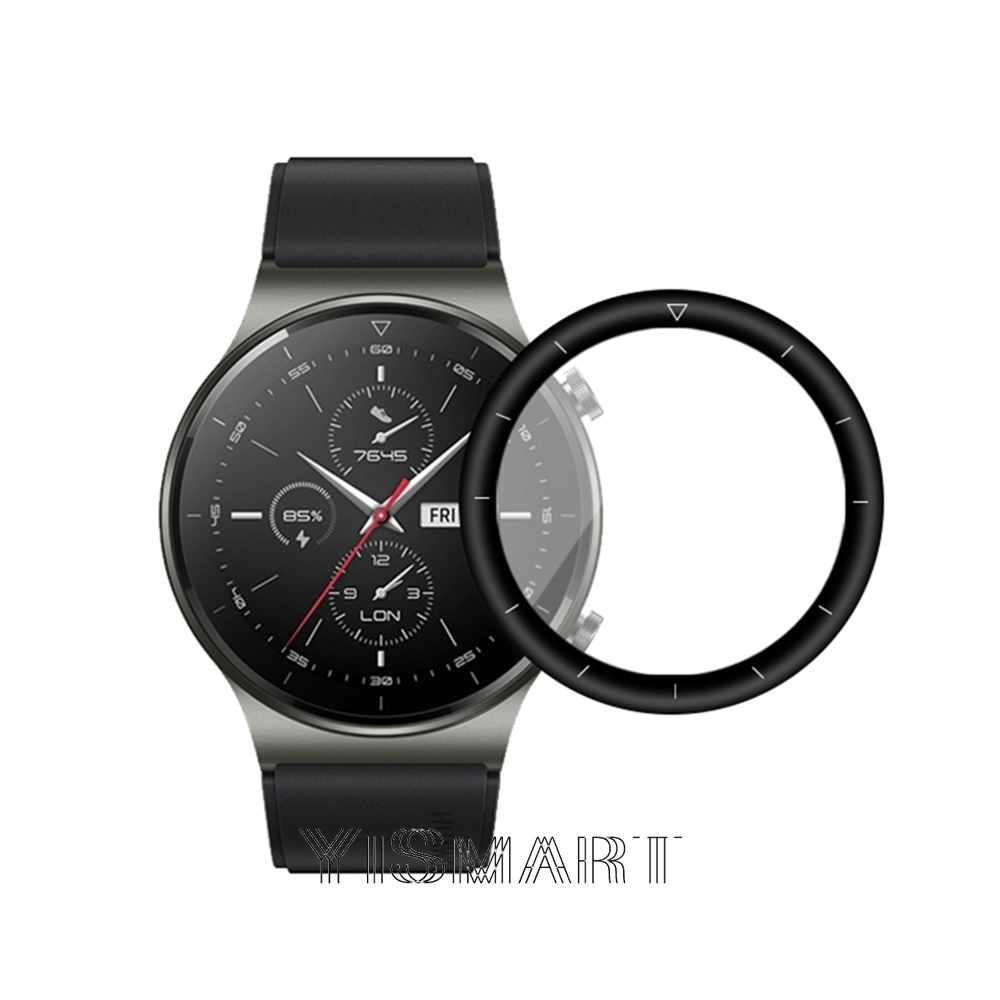 Kính Cường Lực Cong 3d Bảo Vệ Toàn Màn Hình Cho Huawei Watch Gt2 Pro Gt 2 Pro