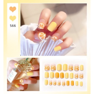 Set 24 móng tay giả họa tiết xinh xắn cho nữ kèm keo + Tặng dũa/ miếng dán